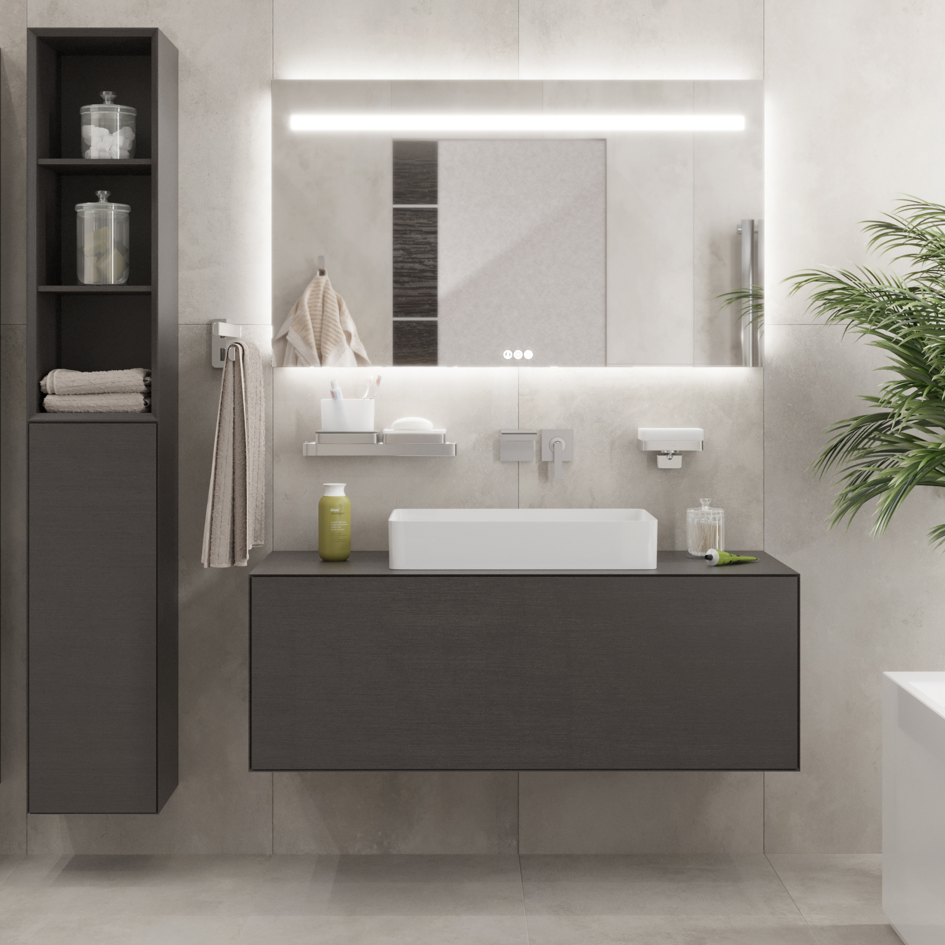 Мебель для ванной Laufen Boutique 4.0905.3.150.251.1 темный дуб