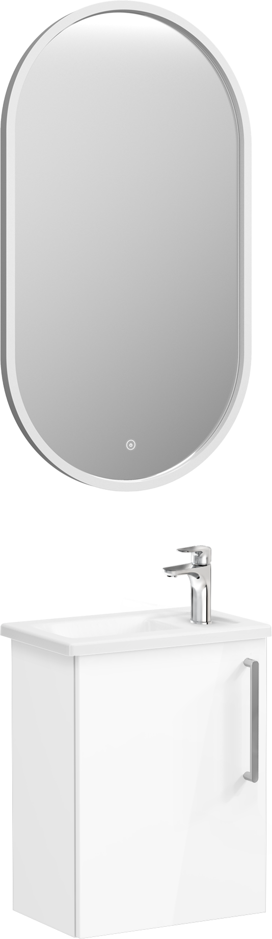 Мебель для ванной VitrA Root Flat 45 L белый глянец