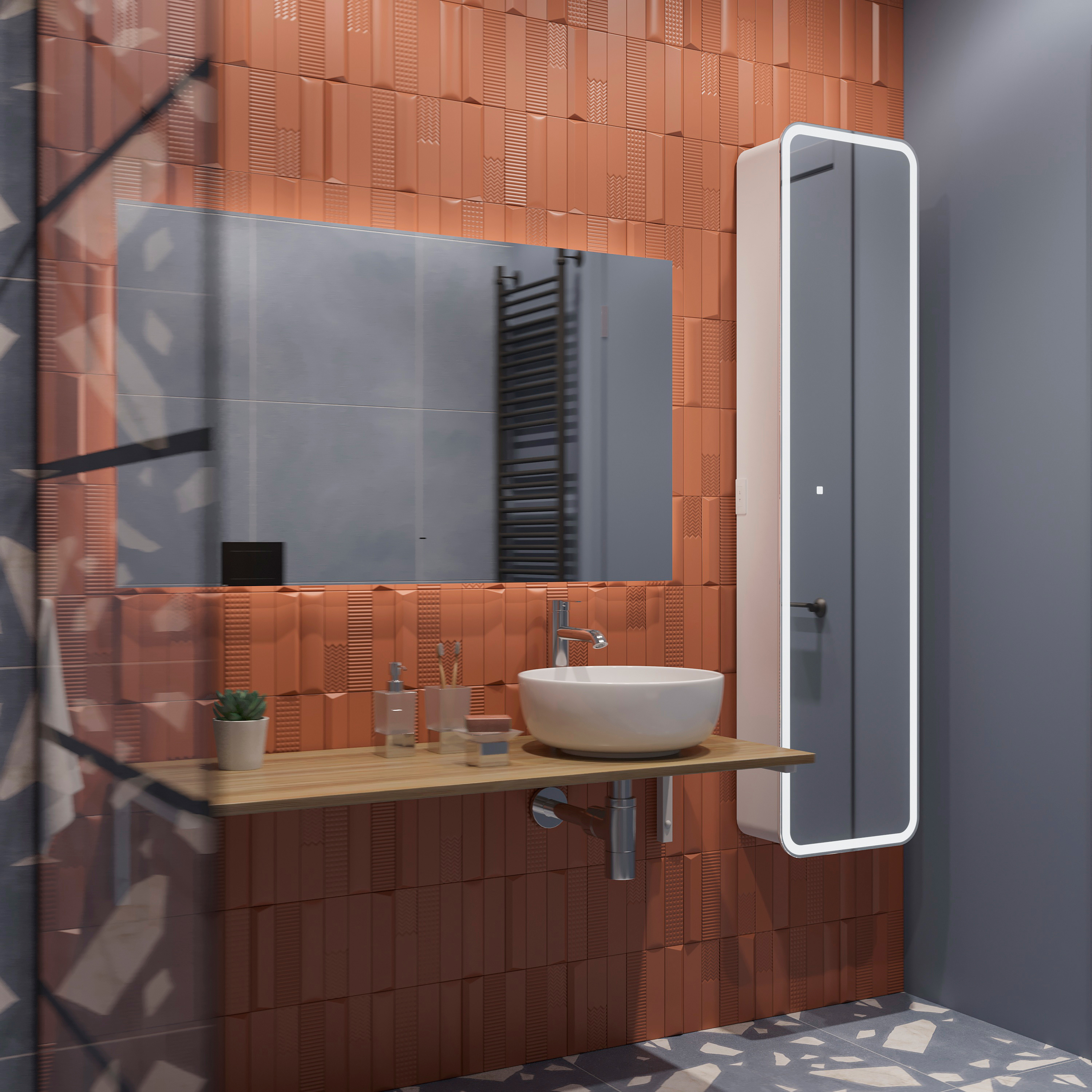 Мебель для ванной комнаты DIWO Элиста 120 светлое дерево, с раковиной Moduo 40 RING (комплект, гарнитур) купить в Тамбове