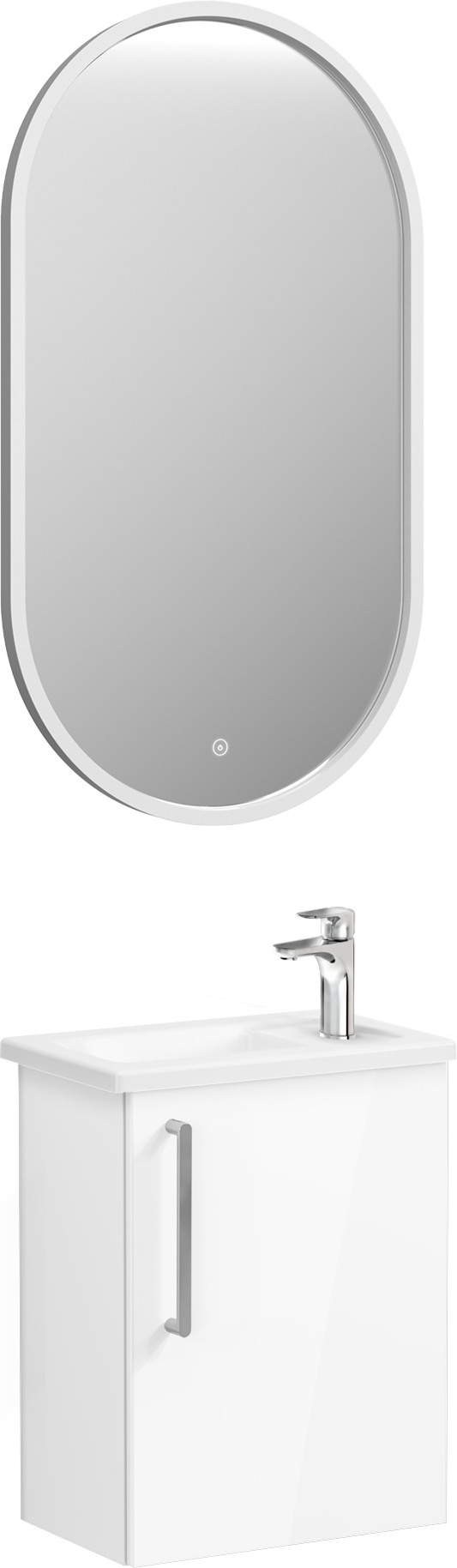 Мебель для ванной VitrA Root Flat 45 R белый глянец