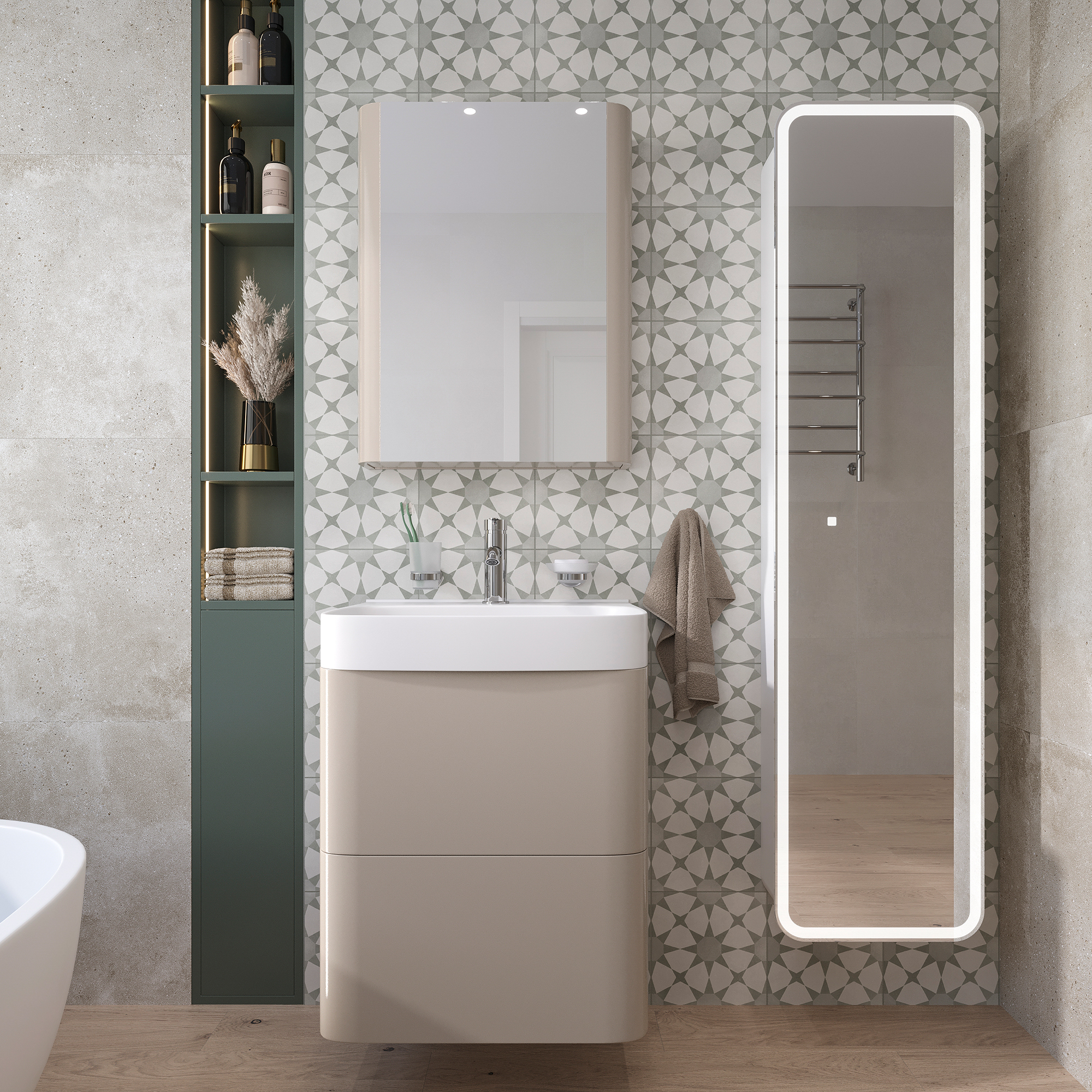 Мебель для ванной VOQ Bold 55 premium mink