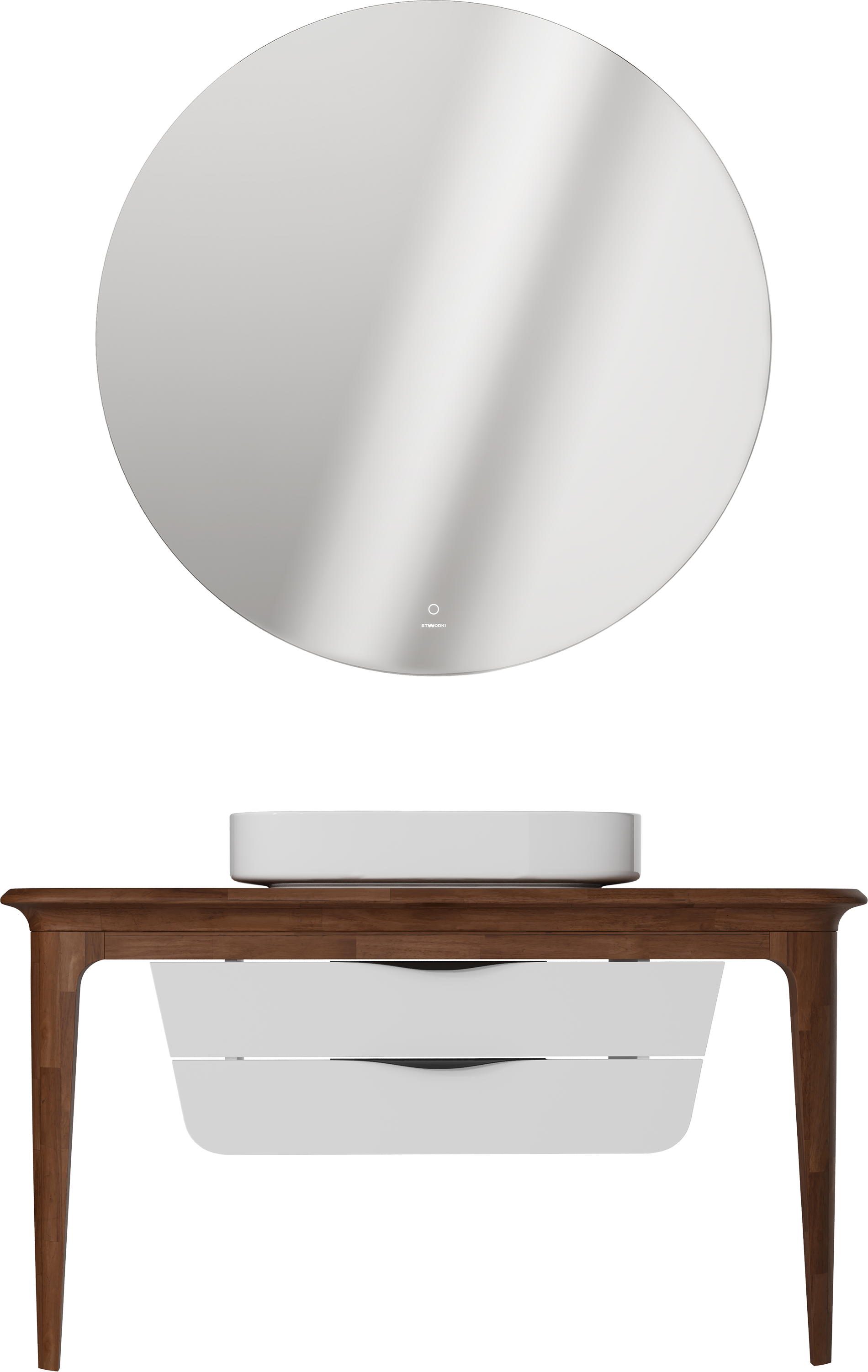 Мебель для ванной комнаты STWORKI Brezza 130 wood