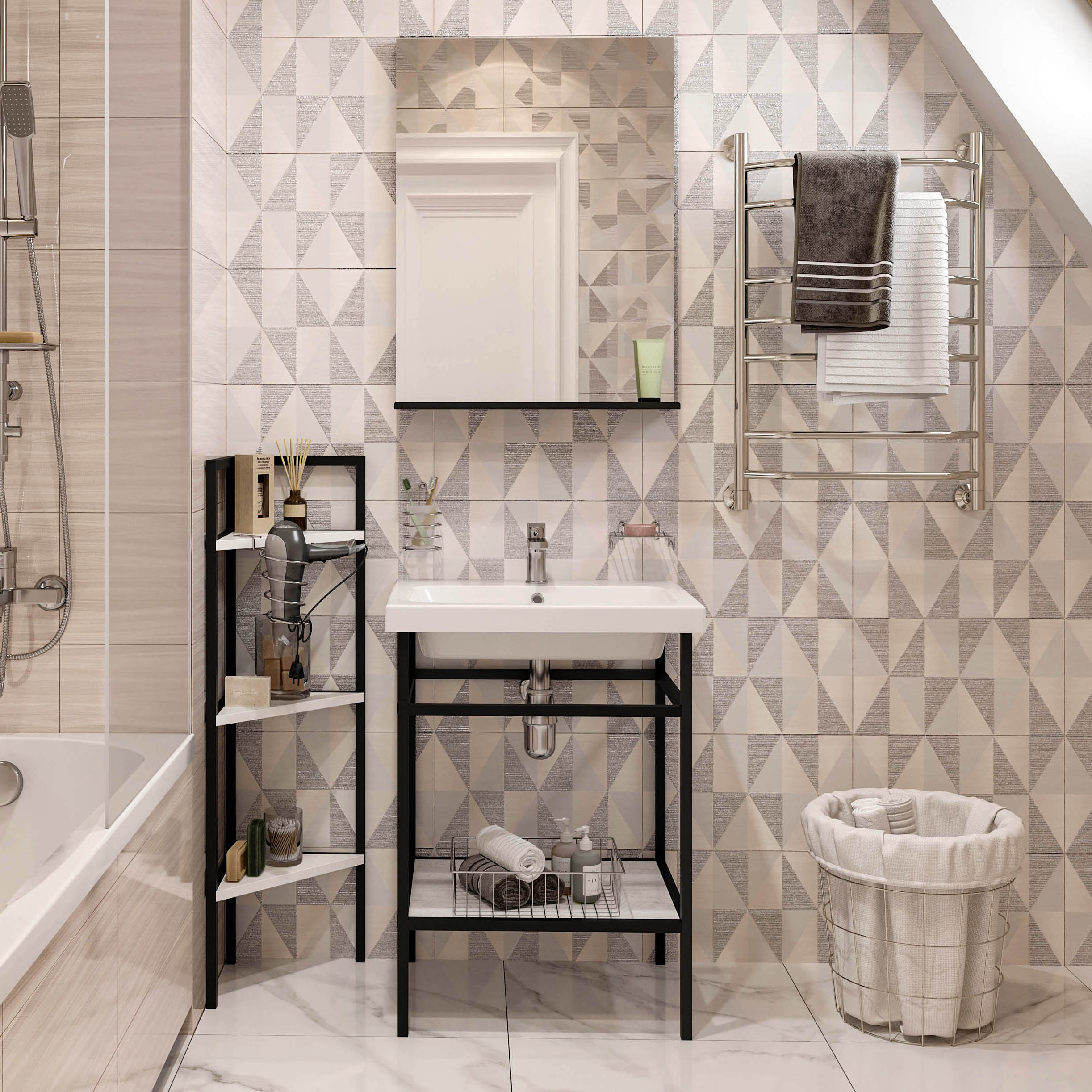 Мебель для ванной комнаты DIWO Смоленск 60 с раковиной Colour COL 60