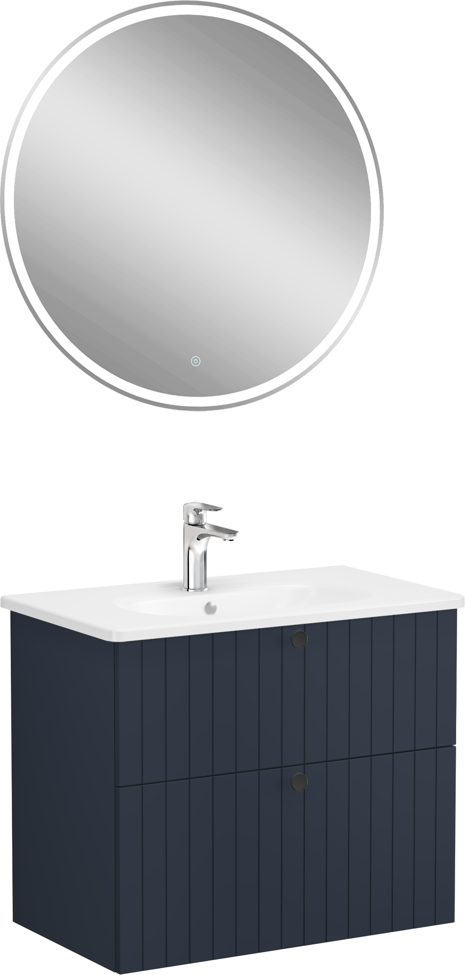 Мебель для ванной VitrA Root Groove 80 темно-синяя