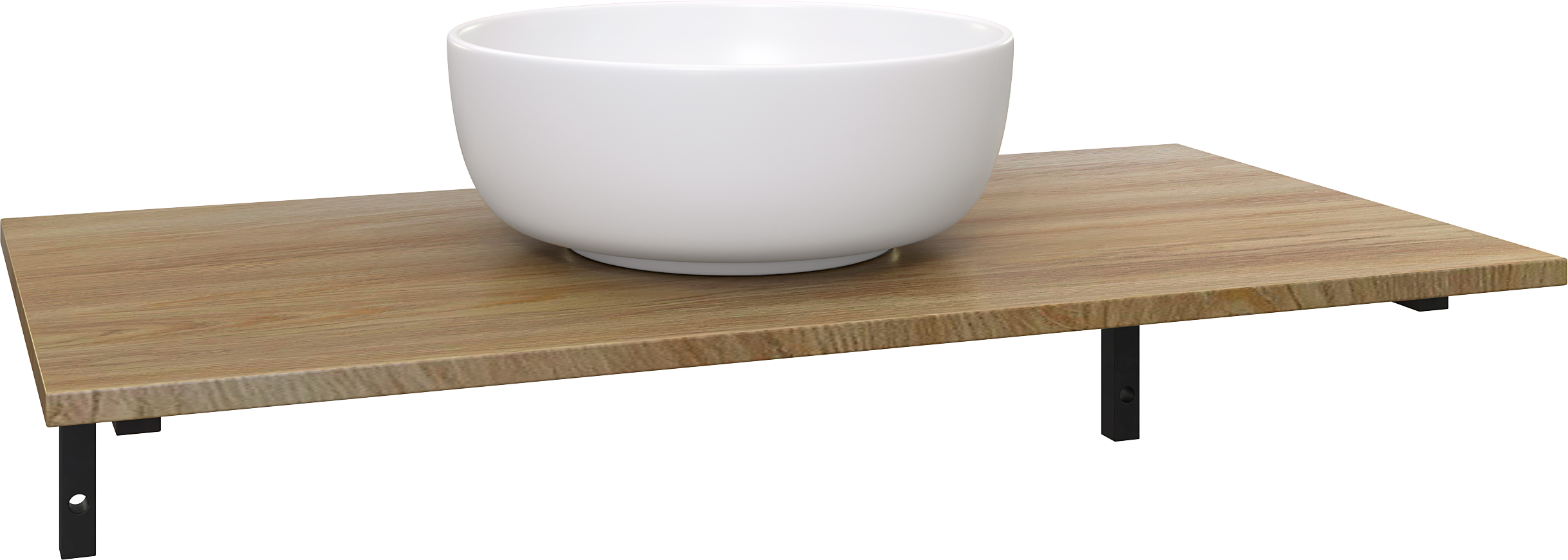 Мебель для ванной комнаты DIWO Элиста 100 светлое дерево, с раковиной Moduo 40 RING купить в Тамбове