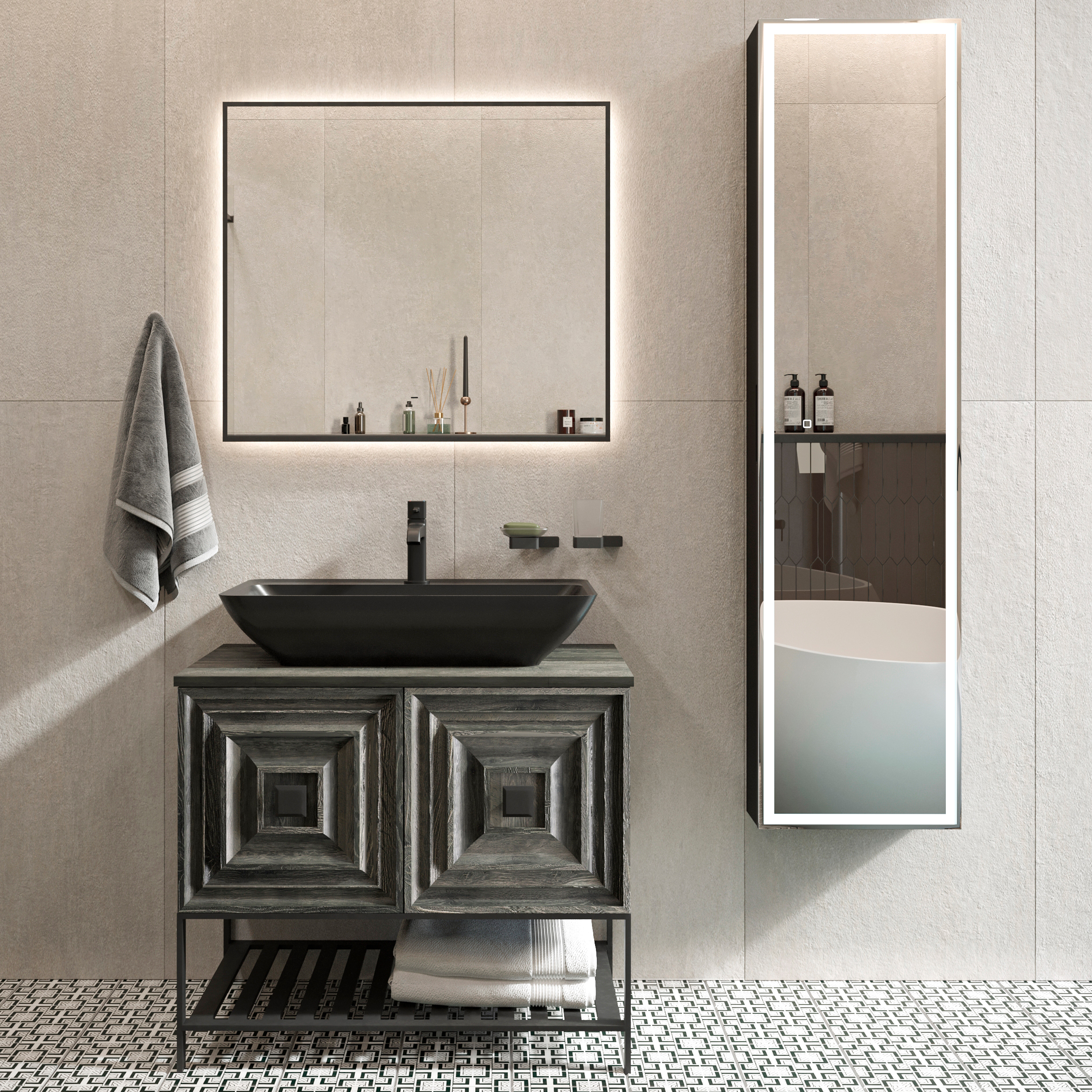 Мебель для ванной комнаты Belinza Rustica 80