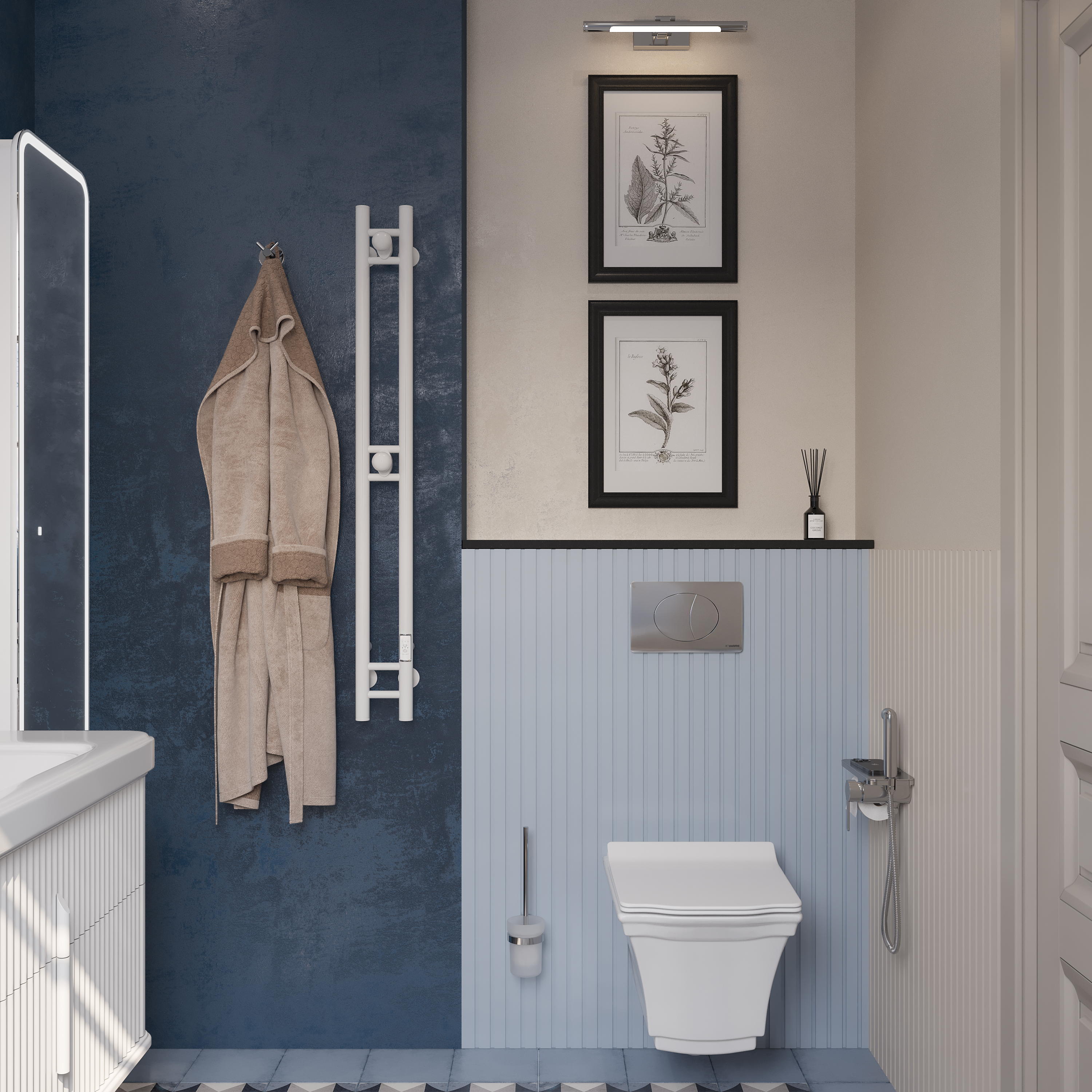 Гигиенический душ STWORKI Стокгольм HFSG35000 со смесителем, С ВНУТРЕННЕЙ ЧАСТЬЮ, хром, встраиваемый, настенный, латунь купить в Тамбове