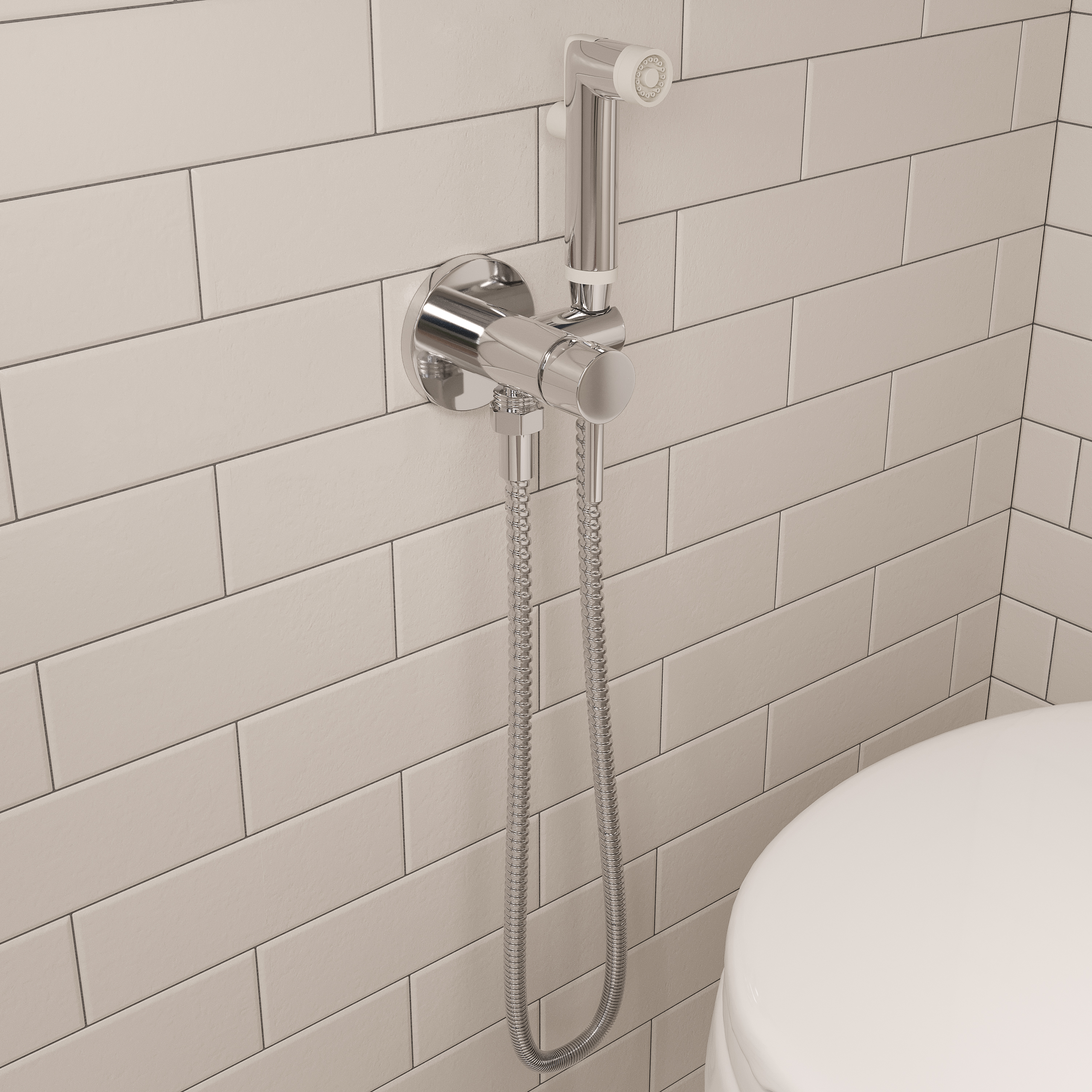 Гигиенический душ STWORKI Эстерсунд ES-05cr со смесителем, С ВНУТРЕННЕЙ ЧАСТЬЮ купить в Тамбове