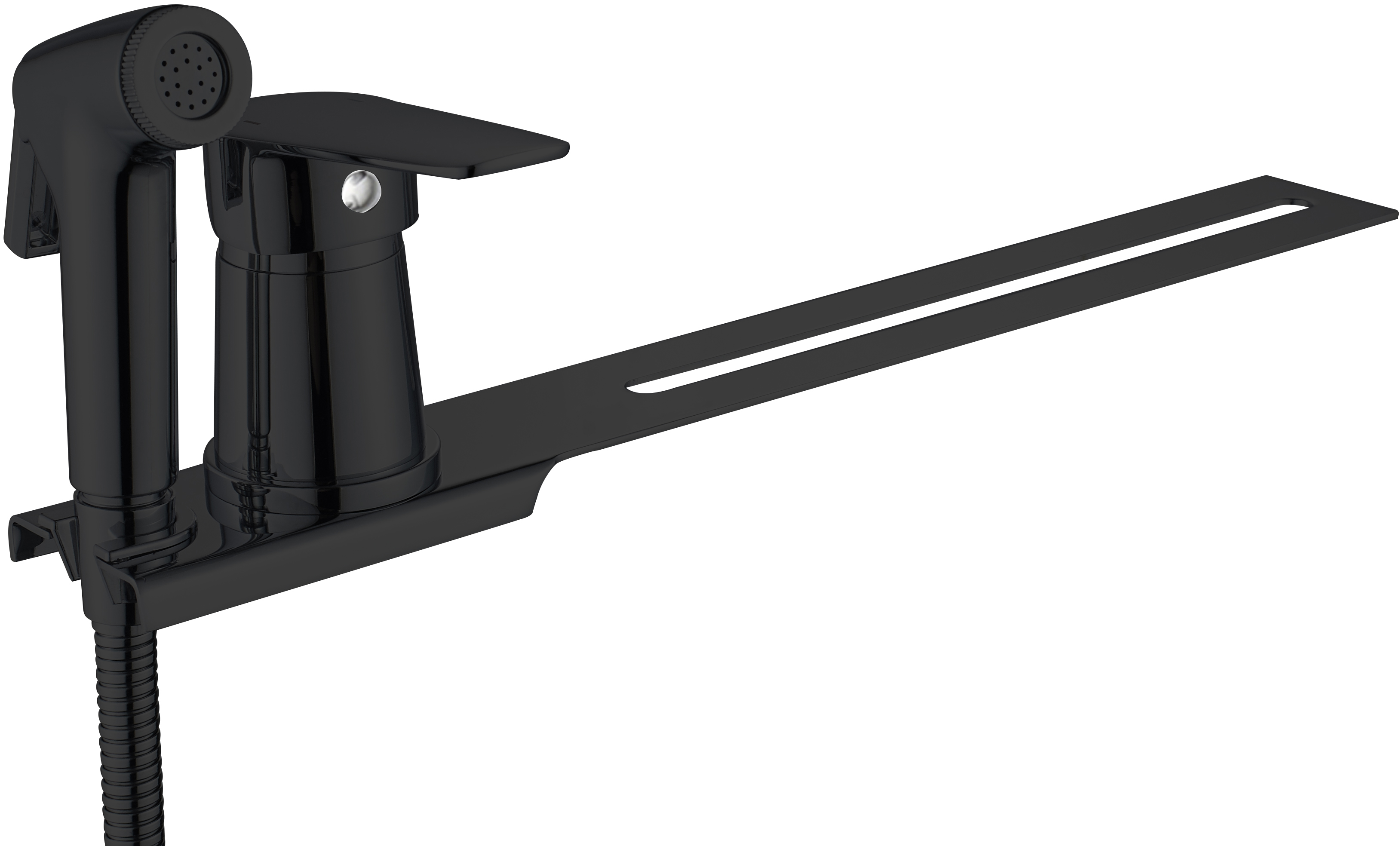 Гигиенический душ STWORKI Нарвик NR-05b со смесителем, для установки на унитаз