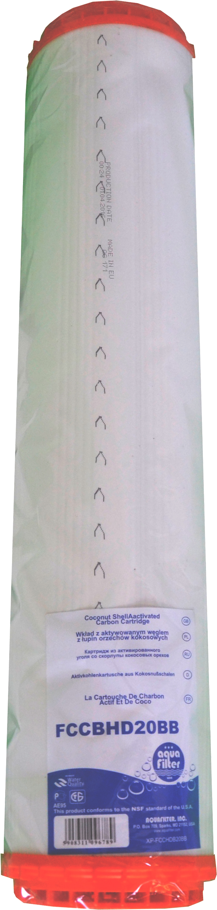 Картридж Aquafilter FCCBHD20BB угольный