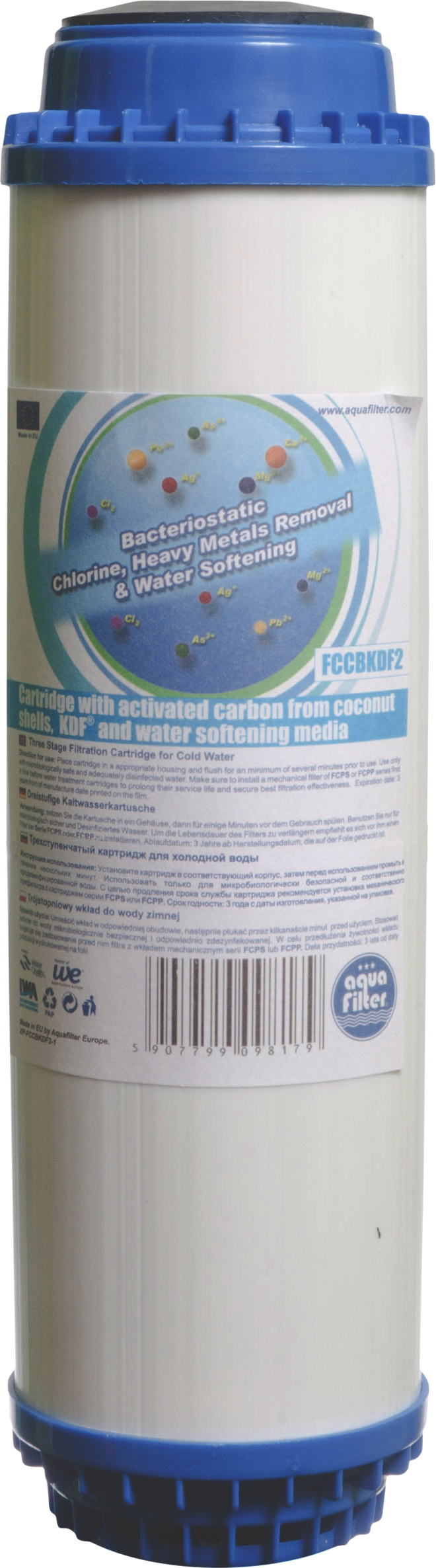 Картридж Aquafilter FCCBKDF2 угольный, комбинированный