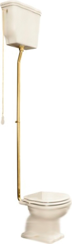 Механизм смыва и сливная труба для навесного бачка ArtCeram Hermitage HEA006 73 золото