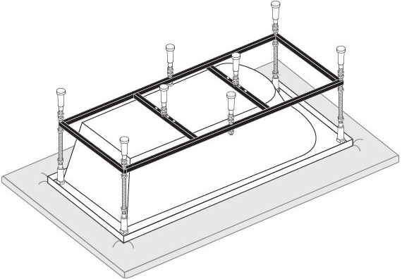 Каркас для ванны Vagnerplast 150x70