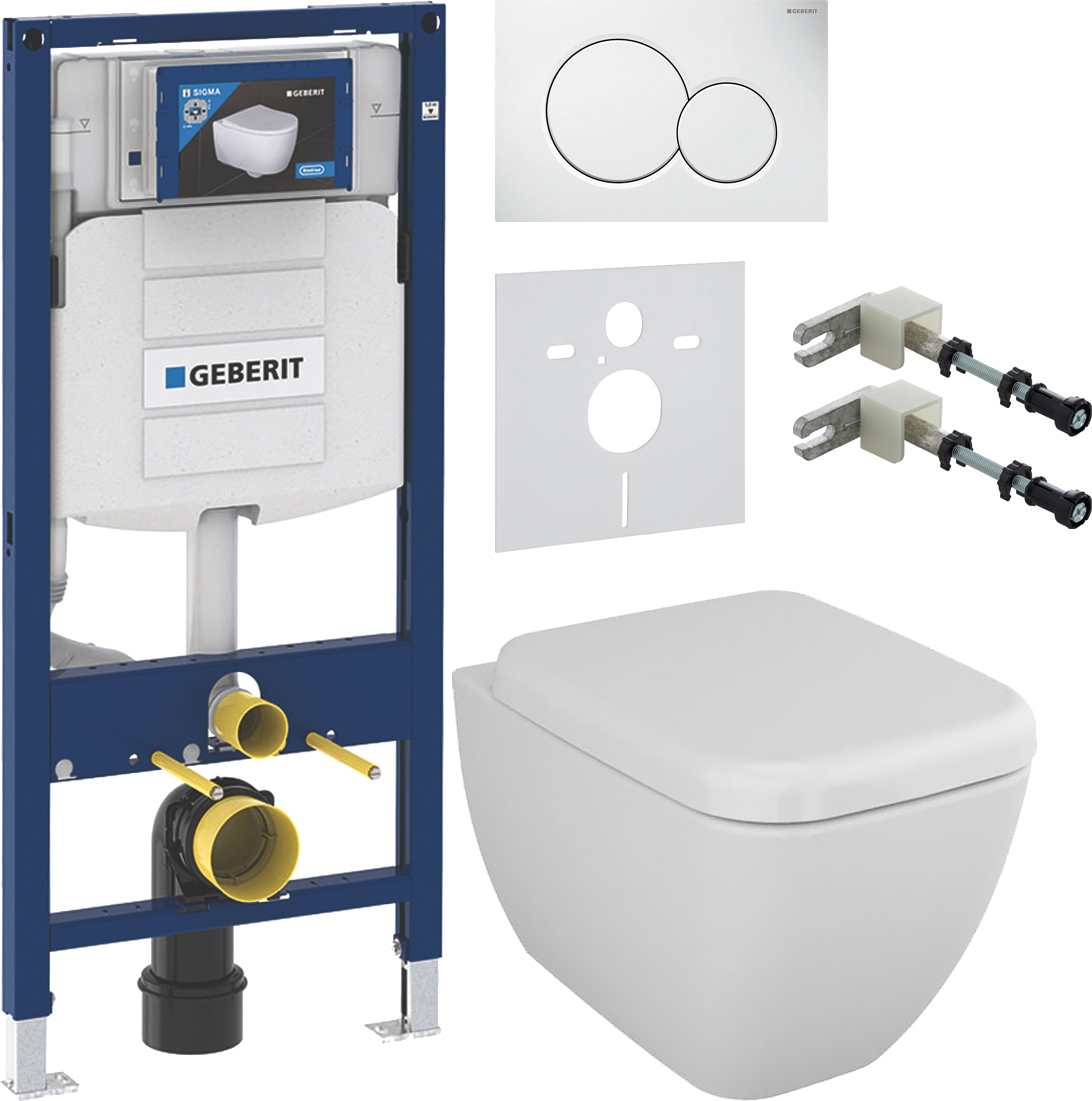 Комплект Унитаз подвесной VitrA Shift 7742B003-0075 с крышкой Shift 91-003-009 + 111.300.00.5 + 115.770.11.5 + 156.050.00.1 + 111.815.00.1