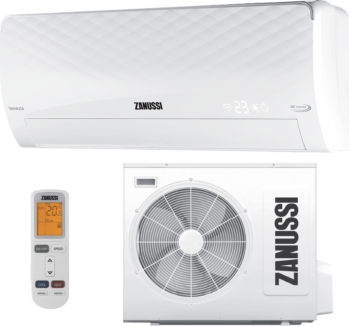 Кондиционер Zanussi Venezia DC Inverter ZACSI-12 HVA18N1 51910₽