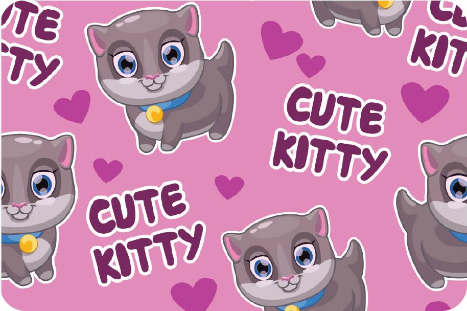 Коврик Veragio Carpet VR.CPT-7160.15 Kitty 60x40