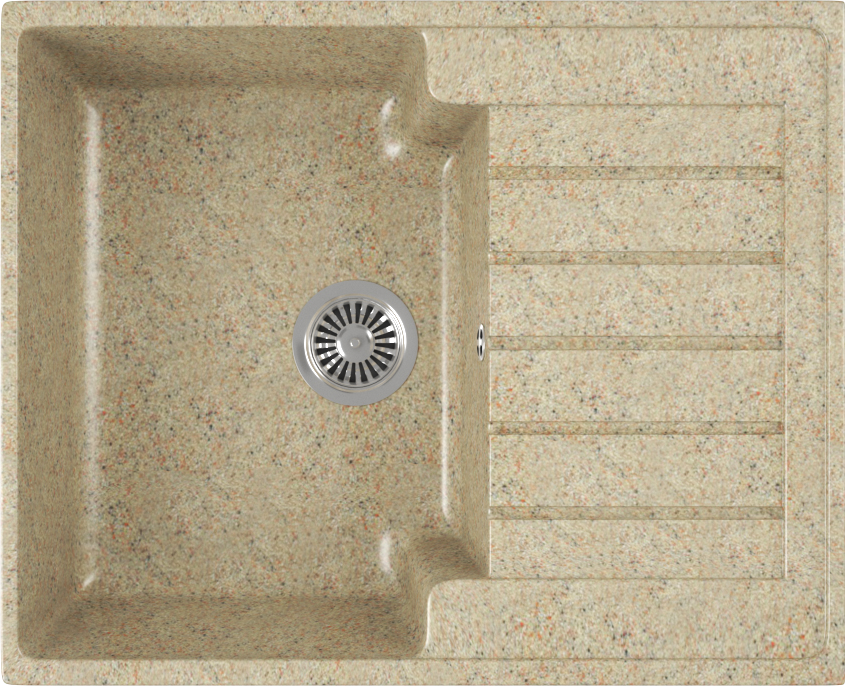 Мойка кухонная Domaci Бьелла DMC-13S-302 песочная