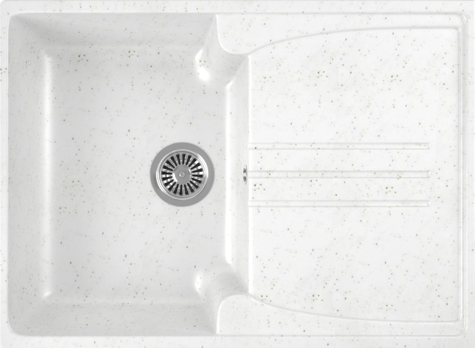 Мойка кухонная Domaci Бьелла DMC-40S белая