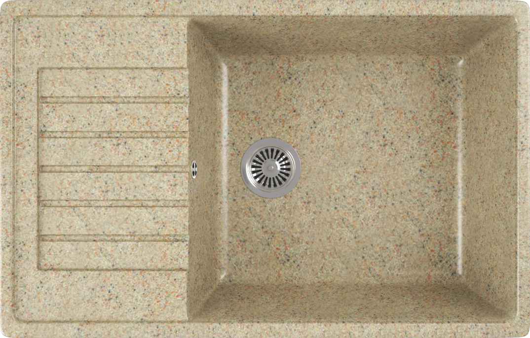 Мойка кухонная Domaci Бьелла DMC-78L-302 песочная