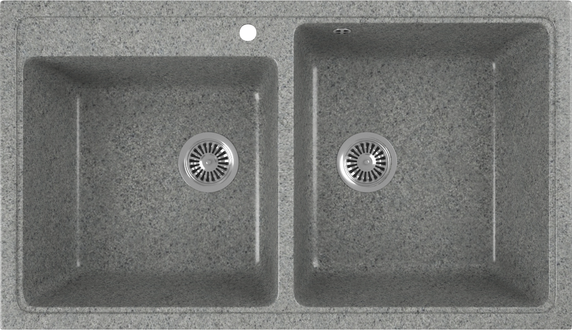 Мойка кухонная Domaci Бьелла DMC-85K-309 темно-серая