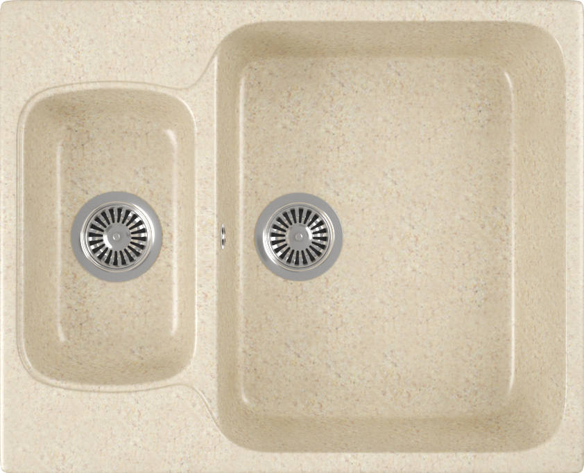 Мойка кухонная Domaci Бьелла DMC-09 бежевая