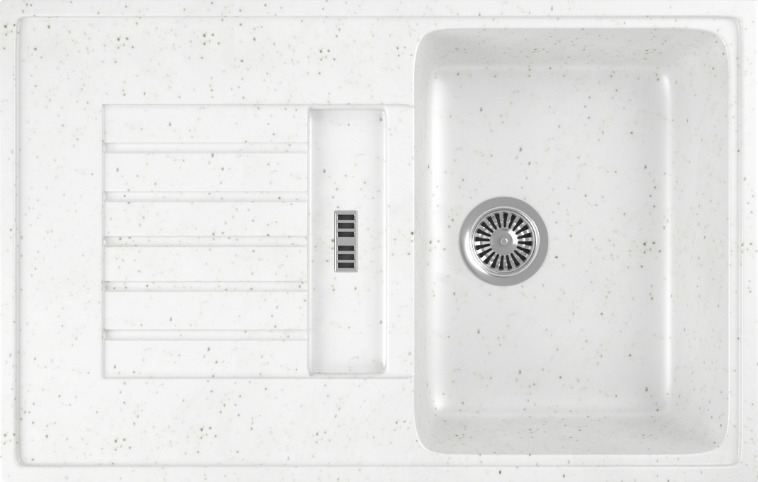 Мойка кухонная Domaci Бьелла DMC-24 белая