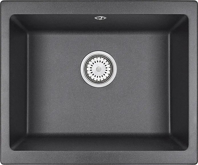 Мойка кухонная Domaci Солерно DMQ-1555.Р барит, серая