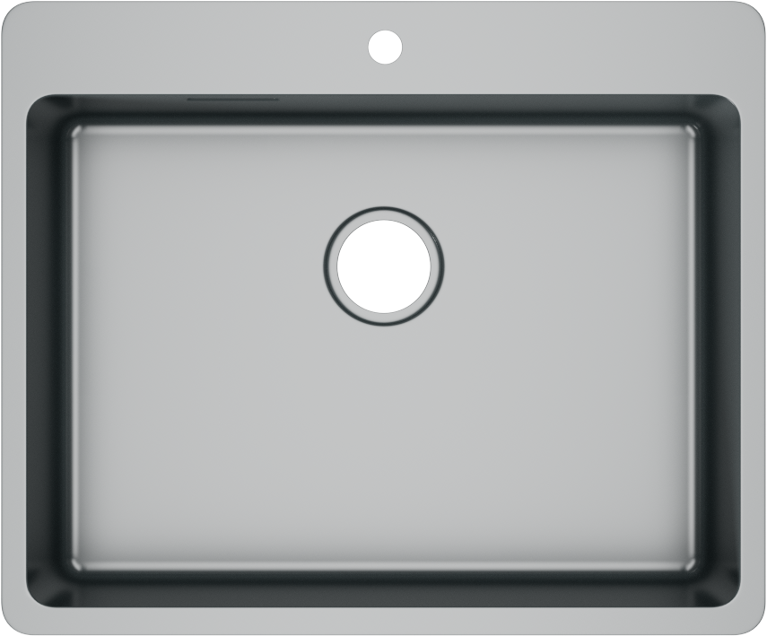 Мойка кухонная Domaci Равенна DGS 600.500.10K нержавеющая сталь
