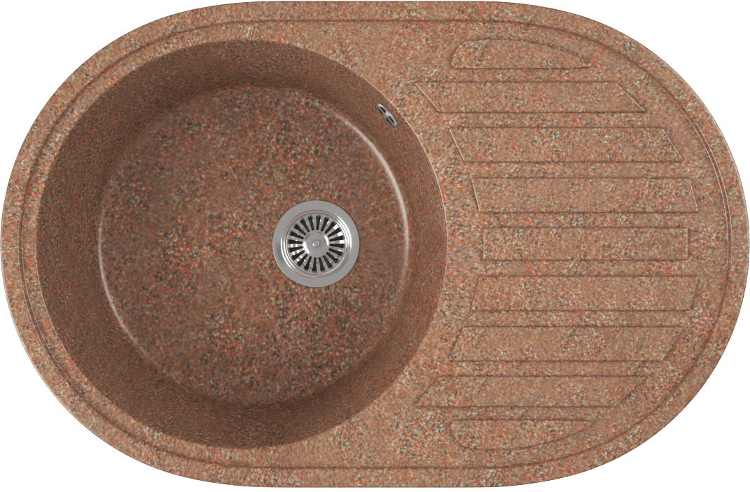Мойка кухонная Domaci Бьелла DMC-18L-307 терракот