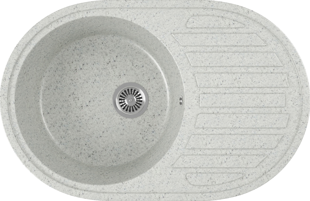 Мойка кухонная Domaci Бьелла DMC-18L серая
