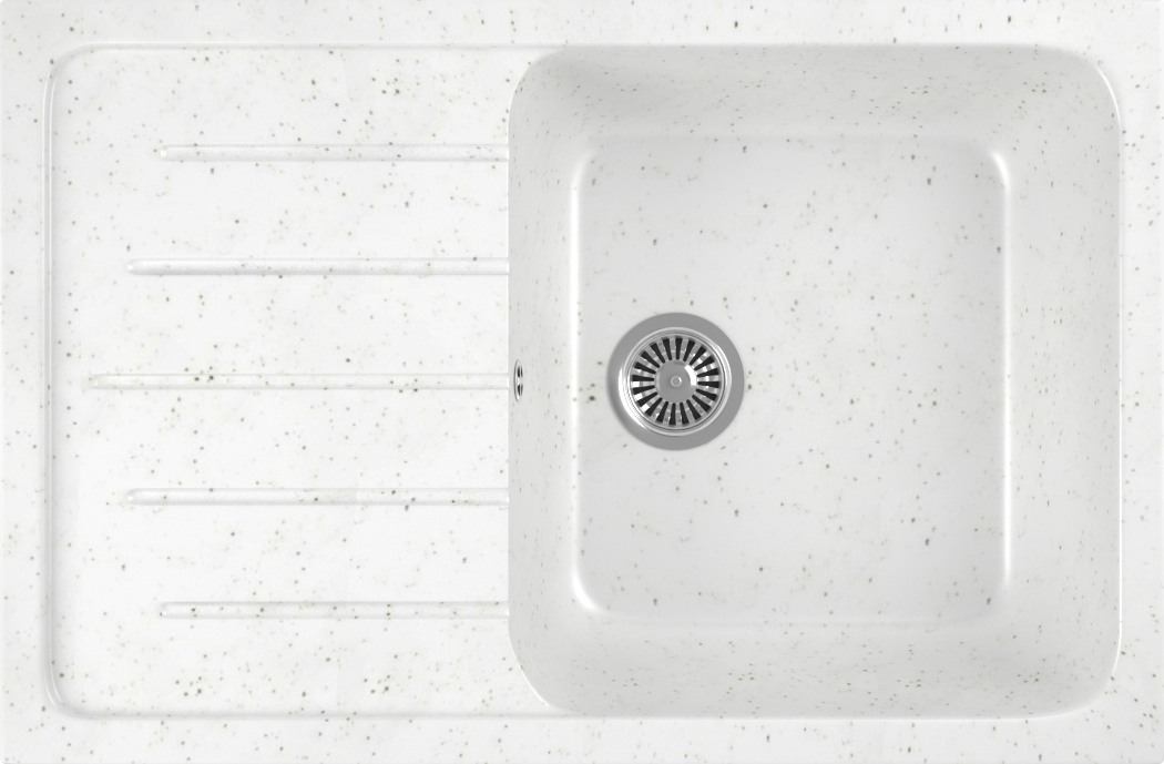 Мойка кухонная Domaci Бьелла DMC-76 белая