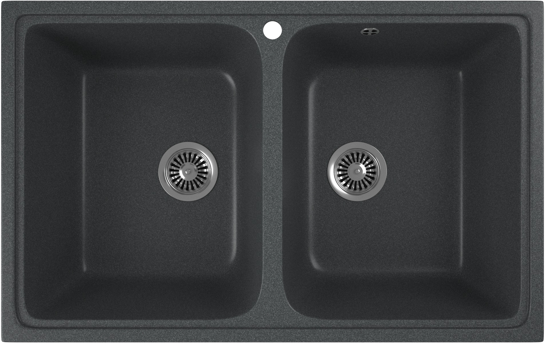 Мойка кухонная Domaci Бьелла DMC-15-343 антрацит