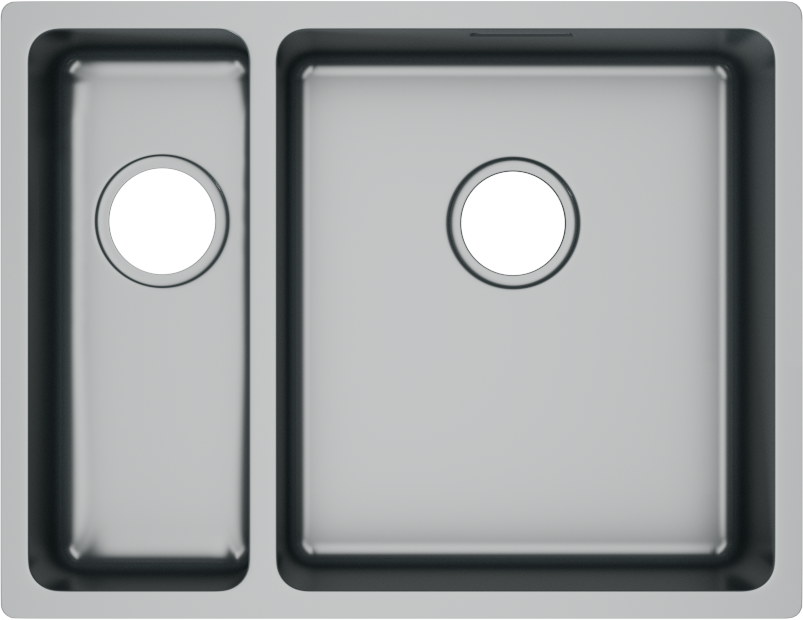 Мойка кухонная Domaci Равенна DGS 340.10K R нержавеющая сталь, R