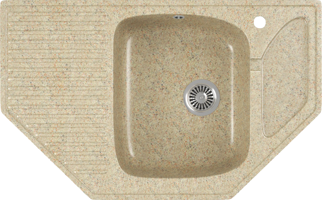 Мойка кухонная Domaci Бьелла DMC-10-302 песочная