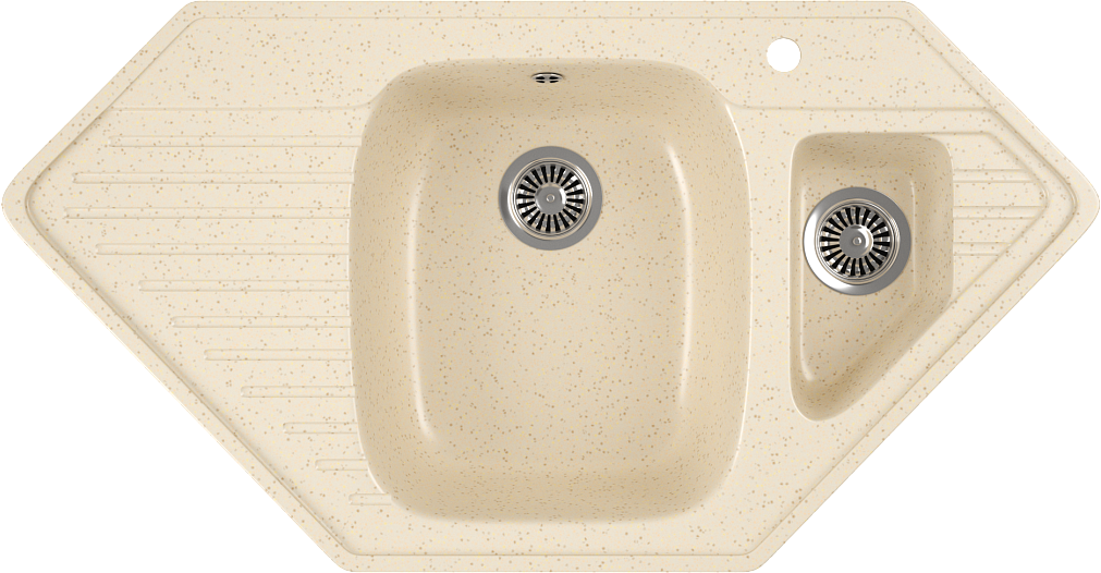 Мойка кухонная Domaci Бьелла DMC-10K бежевая