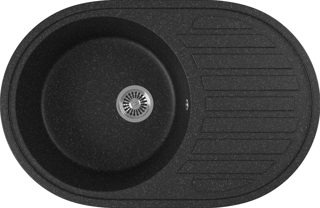 Мойка кухонная Domaci Бьелла DMC-18L, черная