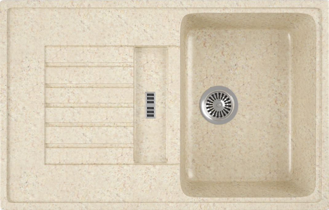 Мойка кухонная Domaci Бьелла DMC-24 бежевая