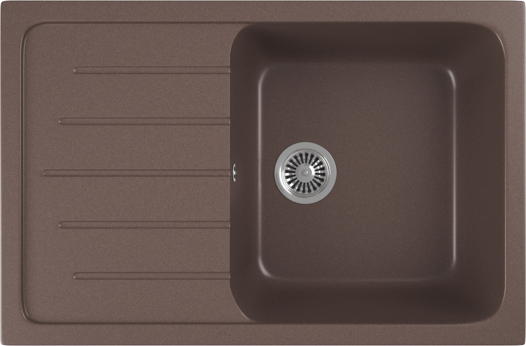 Мойка кухонная Domaci Бьелла DMC-76-345 шоколад