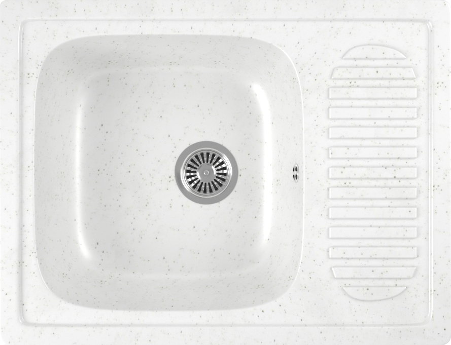 Мойка кухонная Domaci Бьелла DMC-13 белая
