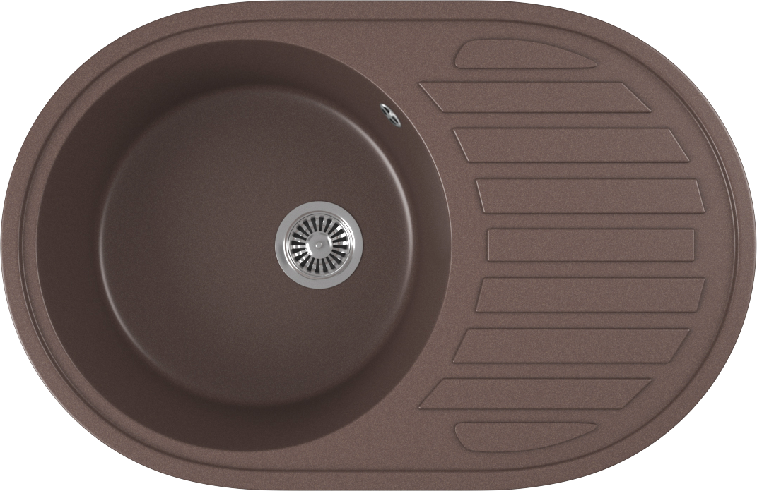 Мойка кухонная Domaci Бьелла DMC-18L-345 шоколад