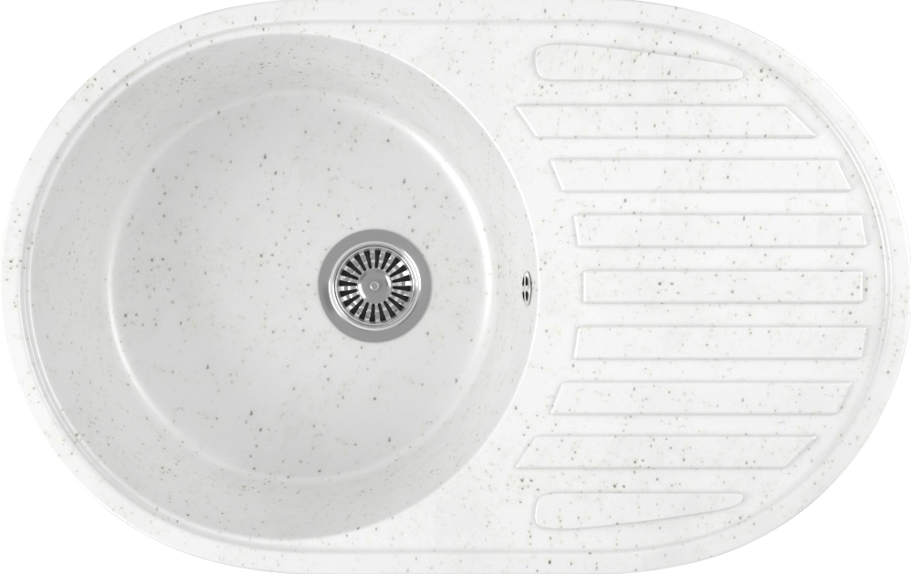 Мойка кухонная Domaci Бьелла DMC-18, белая