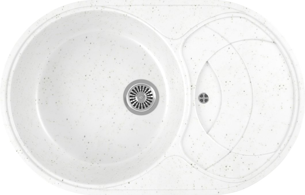 Мойка кухонная Domaci Бьелла DMC-18S белая