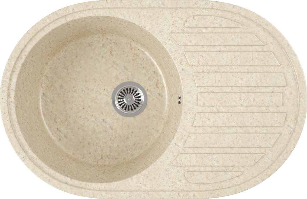Мойка кухонная Domaci Бьелла DMC-18L бежевая