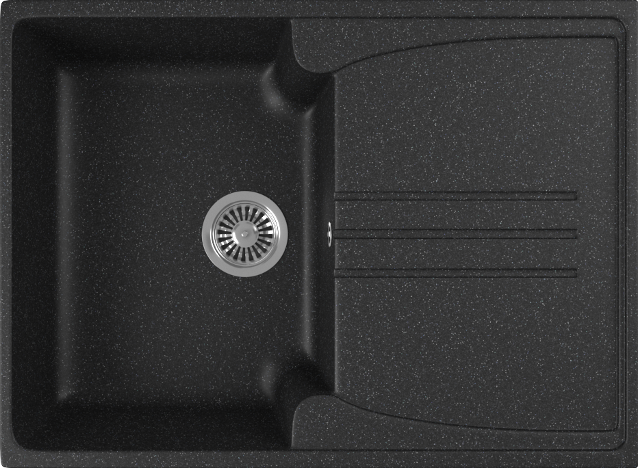 Мойка кухонная Domaci Бьелла DMC-40S черная