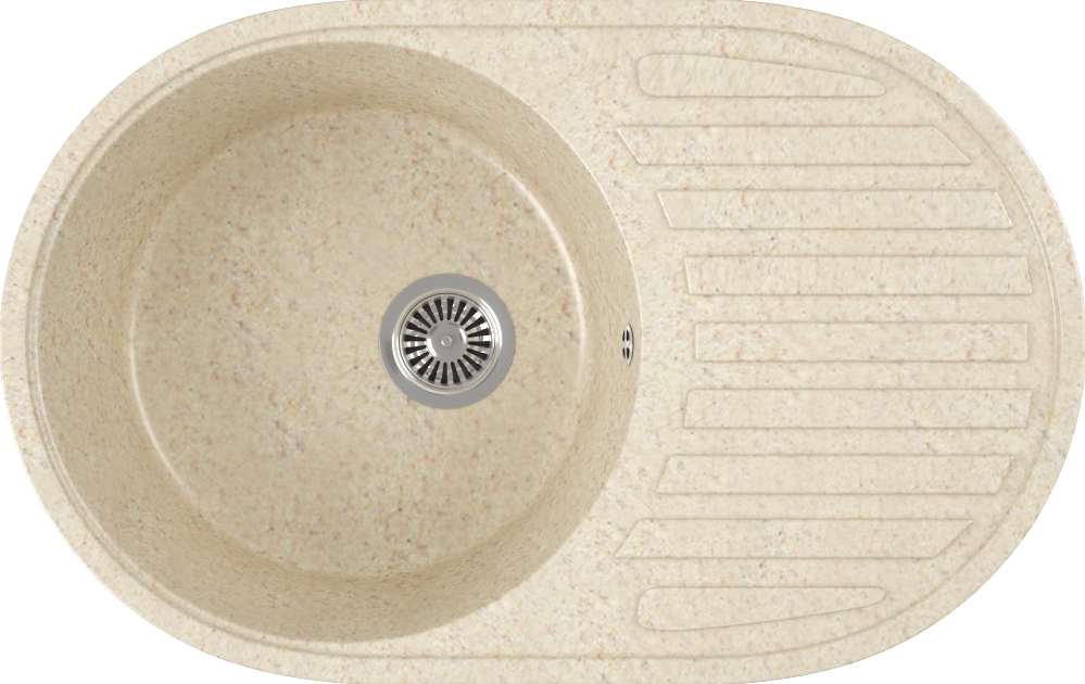 Мойка кухонная Domaci Бьелла DMC-18 бежевая