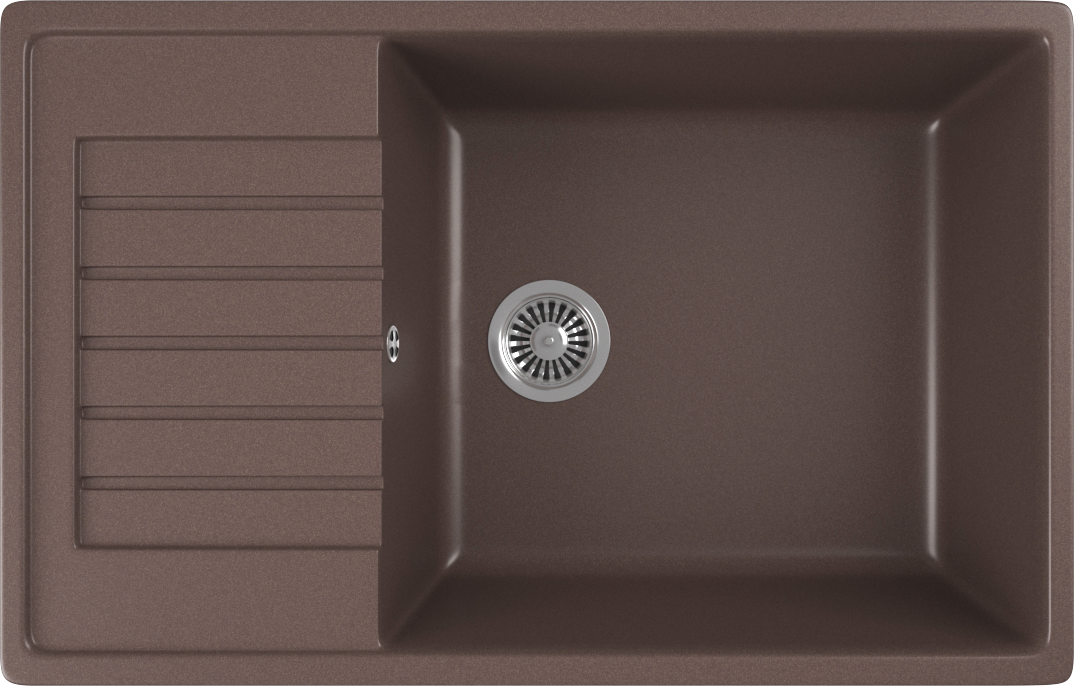 Мойка кухонная Domaci Бьелла DMC-78L-345 шоколад
