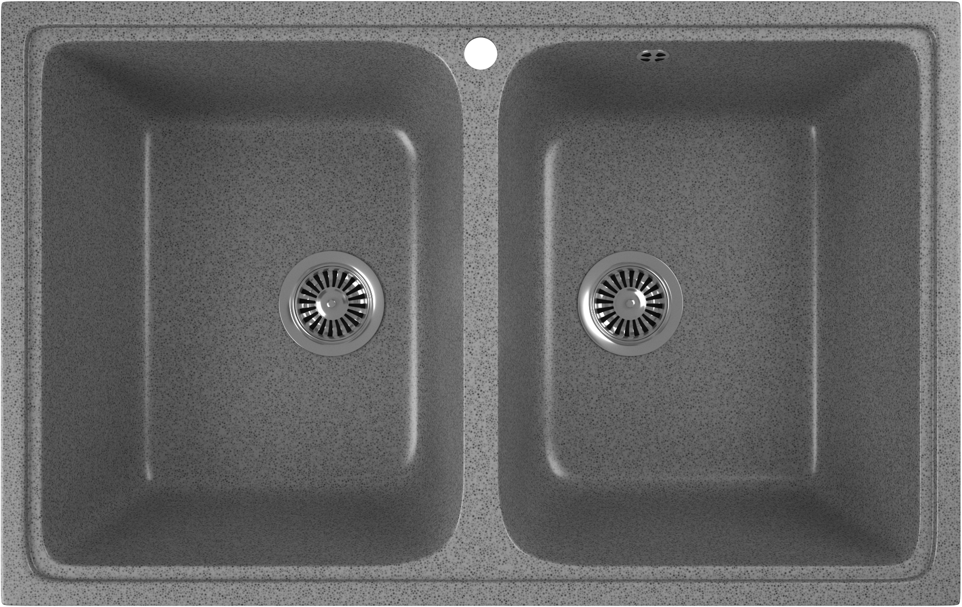 Мойка кухонная Domaci Бьелла DMC-15-309 темно-серая
