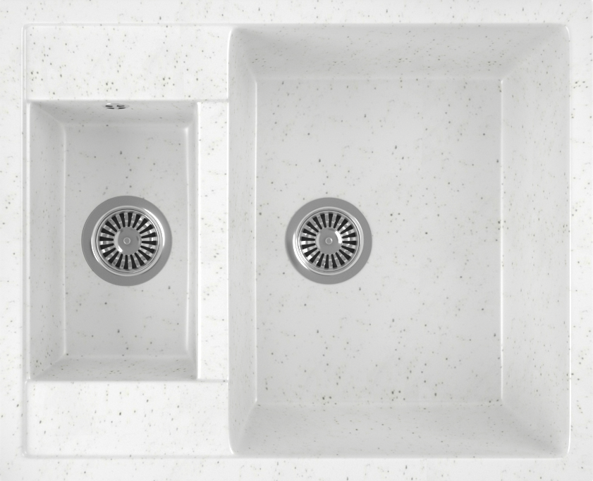 Мойка кухонная Domaci Бьелла DMC-21 белая