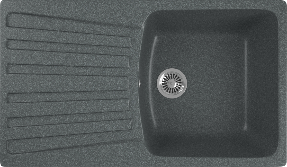 Мойка кухонная Domaci Бьелла DMC-12-343 антрацит