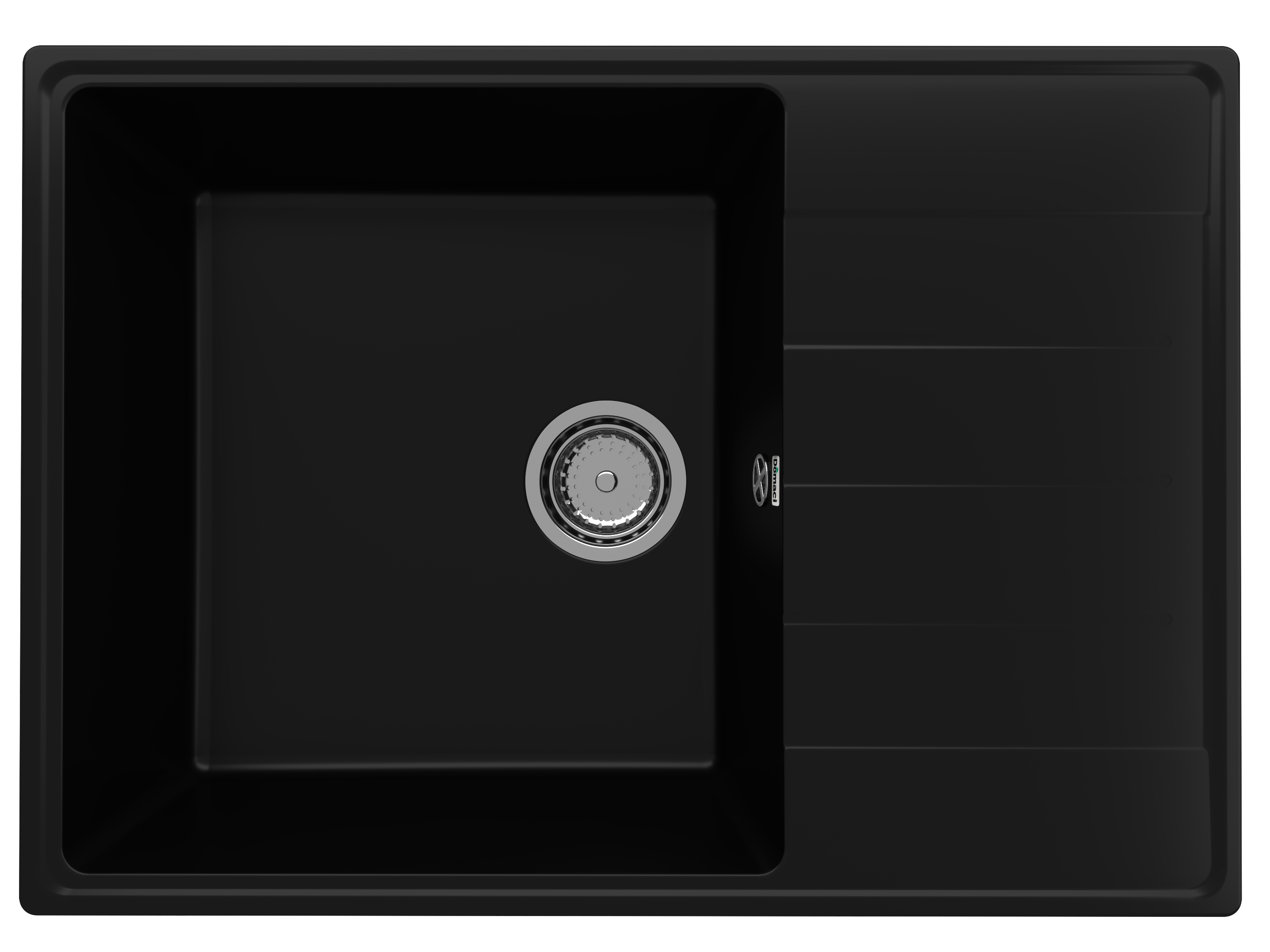 Мойка кухонная Domaci Солерно DP 700-07 уголь